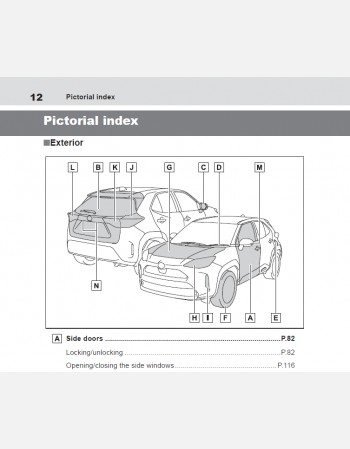 toyota yaris cross 2022 2023& 2024 owners manual